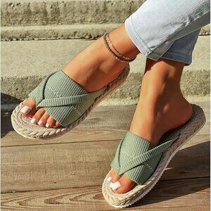 Open Toe Thong Dressy Sandals